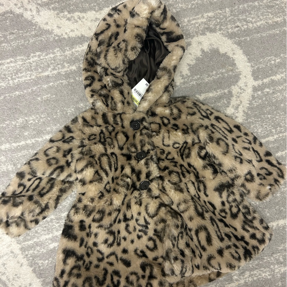Baby fake fur winter coat
